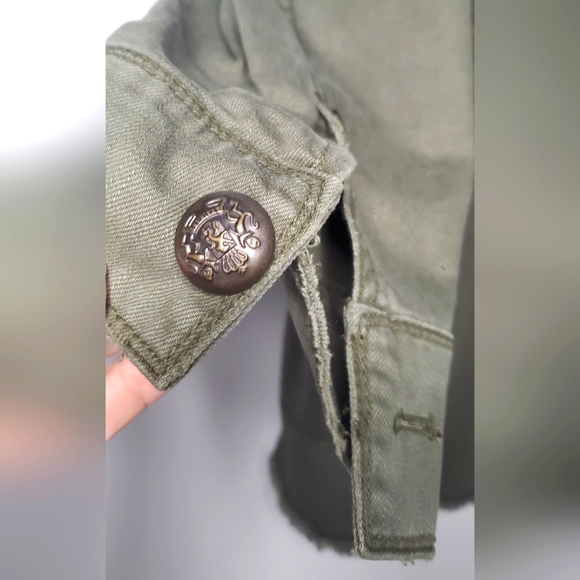 FREE PEOPLE-size S - passenger jacket military band canvas jacket - Picture 10 of 16
